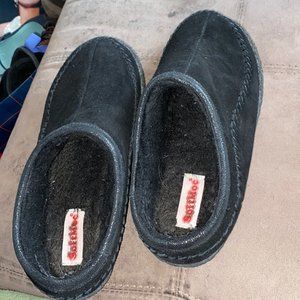 SoftMoc Pauly lll Suede Wool Lined Slip On Slippers